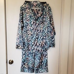 Victoria's secret Cheetah Satin Pjs- size M